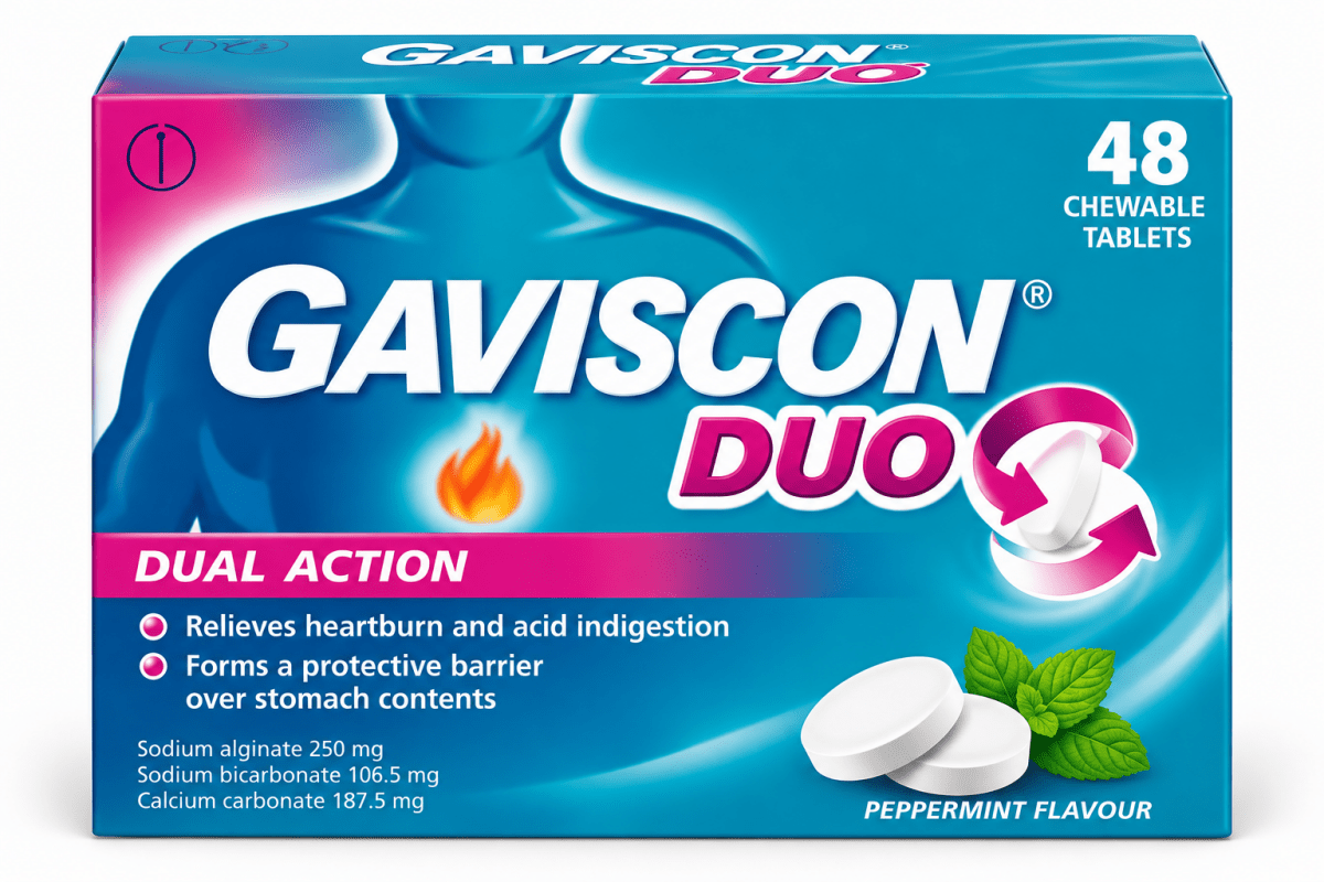 Gaviscon Duo Chewable Tablets - Médetone