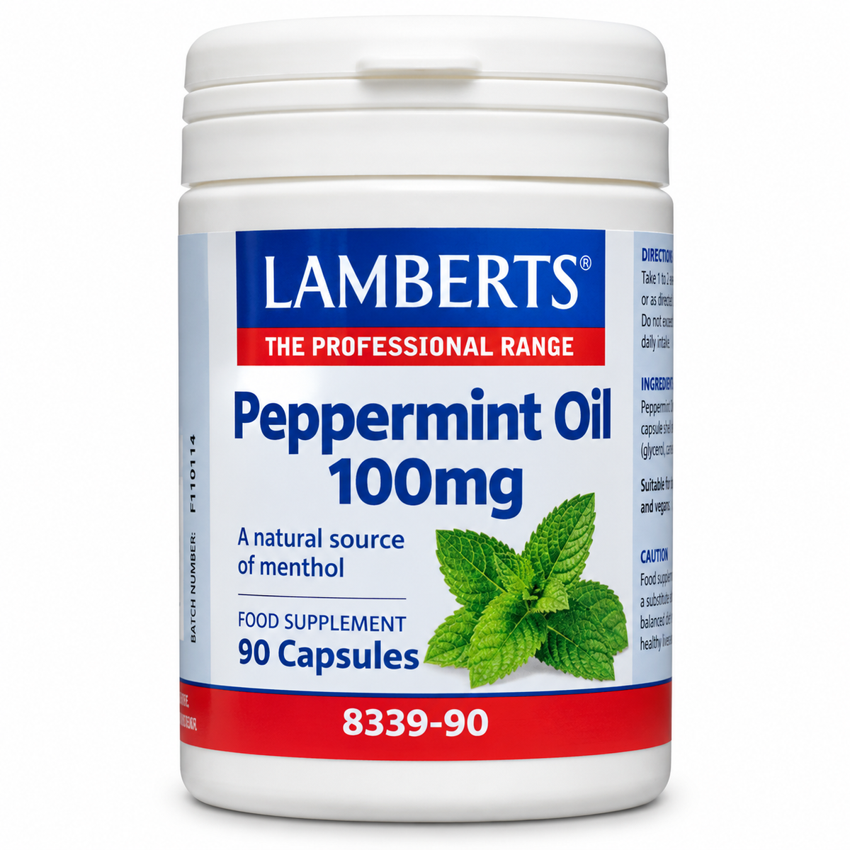 Lamberts Pfefferminzöl 100 mg – 90 Kapseln